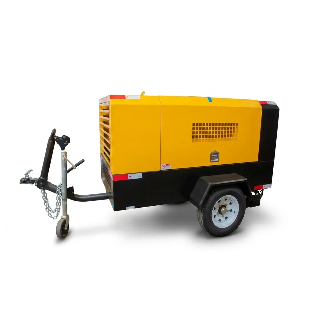 Compresor de Aire 230 CFM con motor KUBOTA 62HP